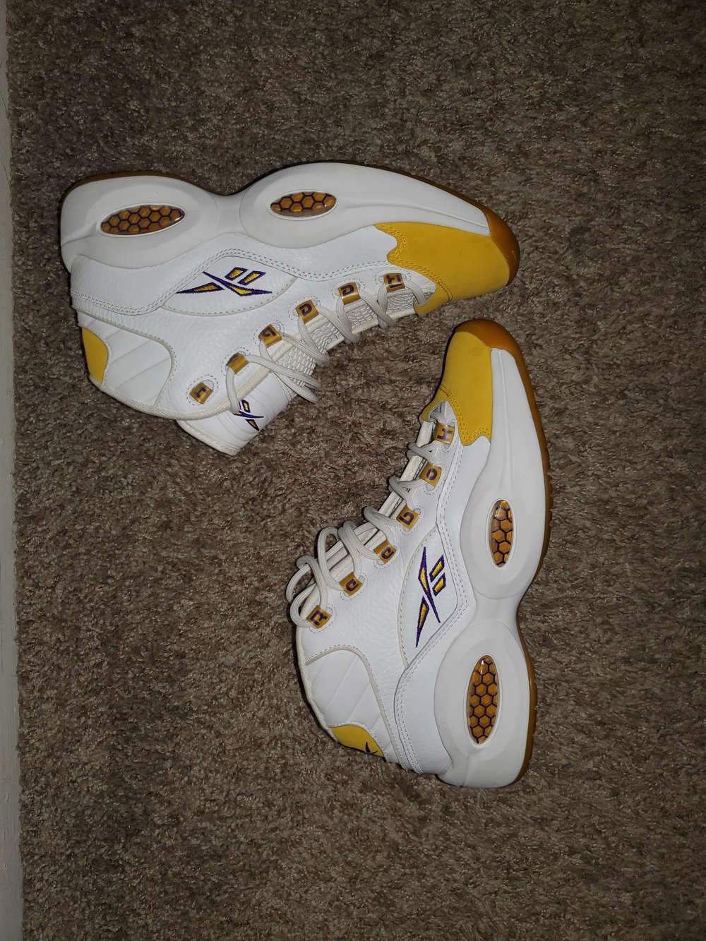 Reebok QUESTION MID "YELLOW TOE"